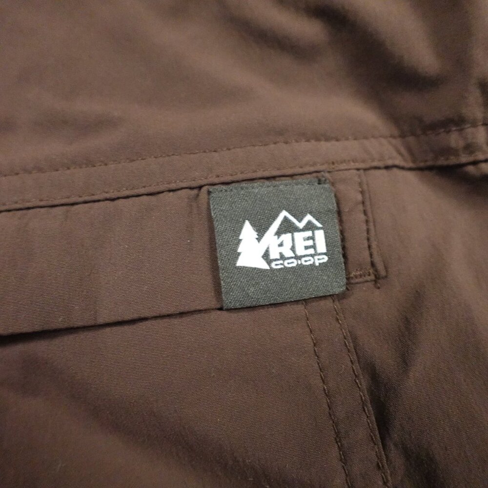 REI CO-OP Sahara Convertible Pants 28" Inseam men's 38x28 dark reddish brown - Picture 13 of 15